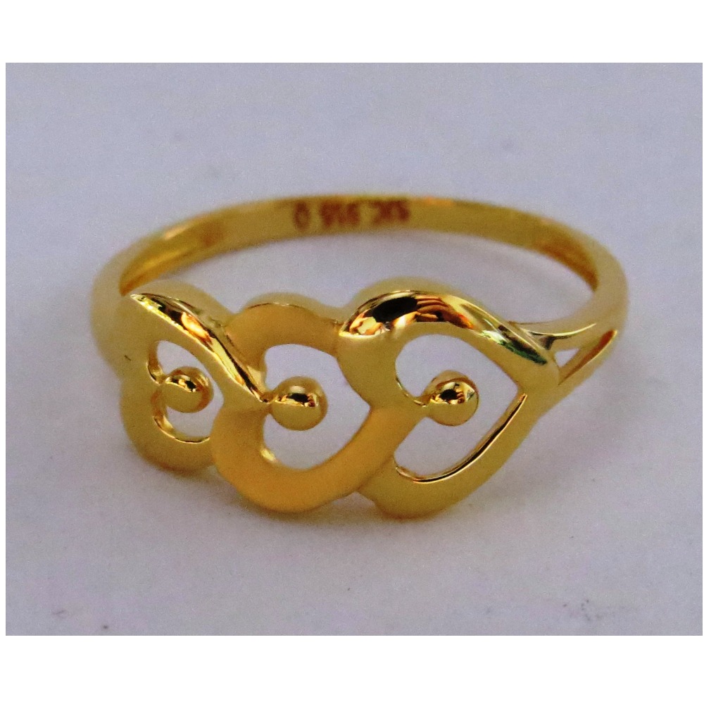 916 plain casting heart ring