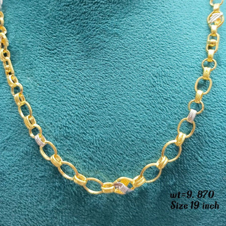 916 Gold Hollow Chain