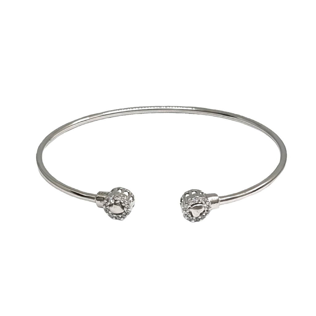 Buy Stunning Beautiful 925 Silver Classic Simple Design Bracelet for Women  Mens Online at desertcartINDIA