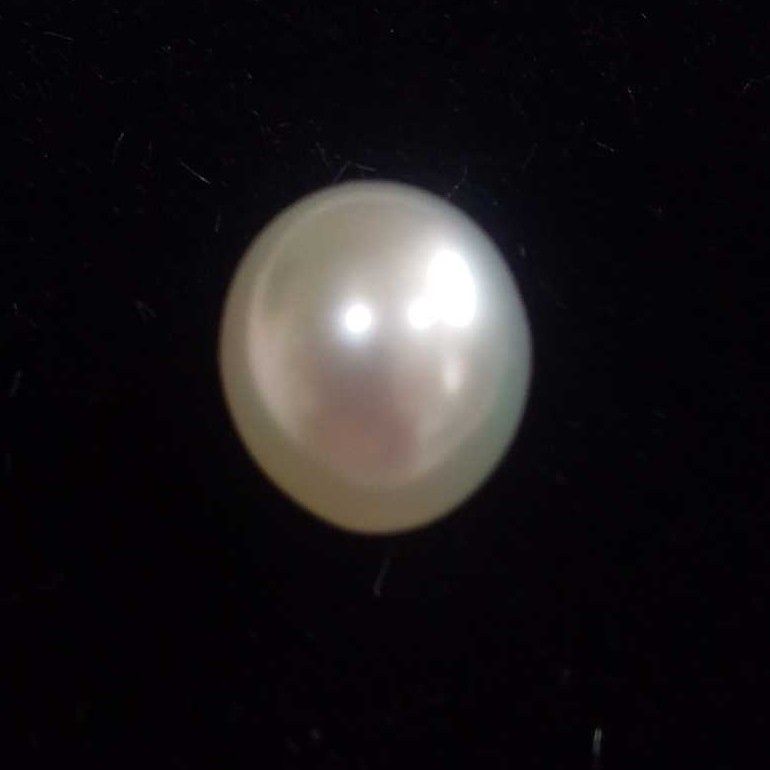 3.67ct round white pearl-moti