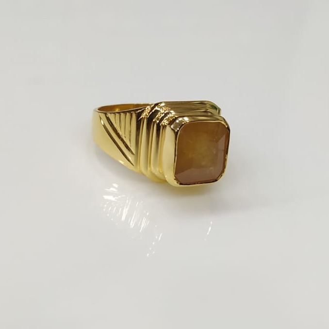 22kt Gold Hallmark Simple Design Ring For Men's 