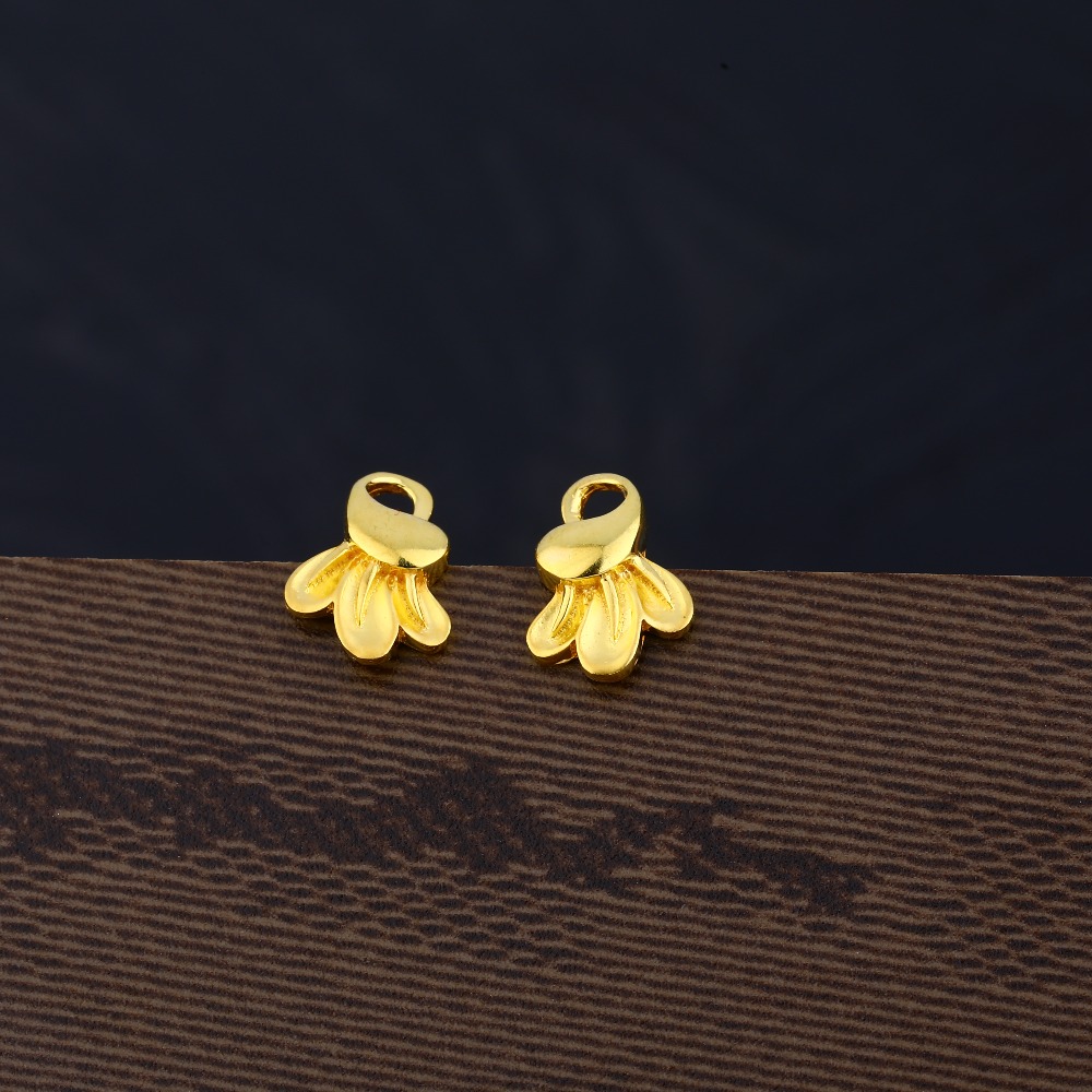 Ladies 22K gold Designer Delicate Earring -LPE128