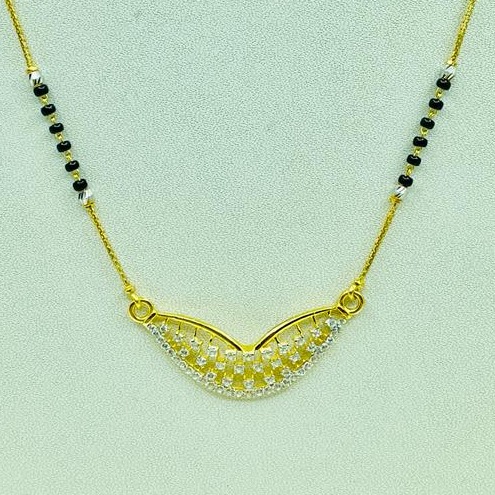 916 Gold Fancy Single Line Mangalsutra