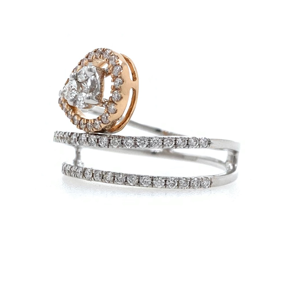 18kt / 750 White Gold Fancy Diamond Ladies Ring 9LR225
