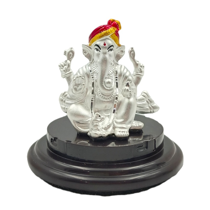 Ganeshai 999 silver idol
