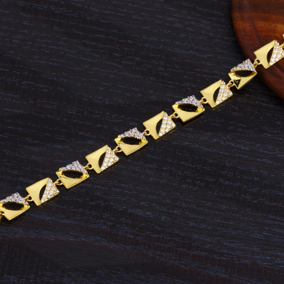 22KT Gold Ladies Hallmark Classic Bracelet LB436
