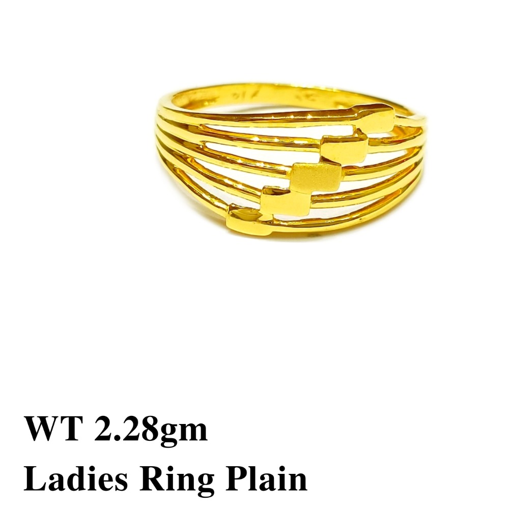 22k Gold Ladies Ring Plain