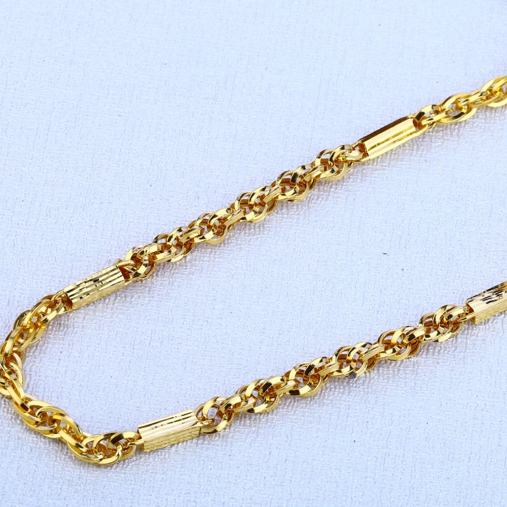 Buy quality 916 Gold Designer Mens Choco Chain MCH113 in Ahmedabad