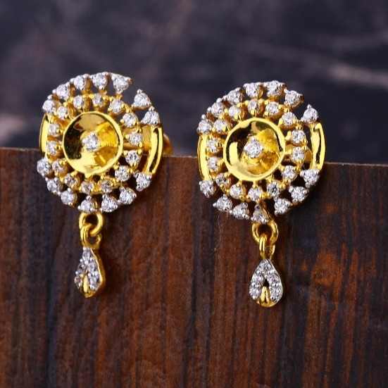 22 carat gold ladies earrings RH-LE898