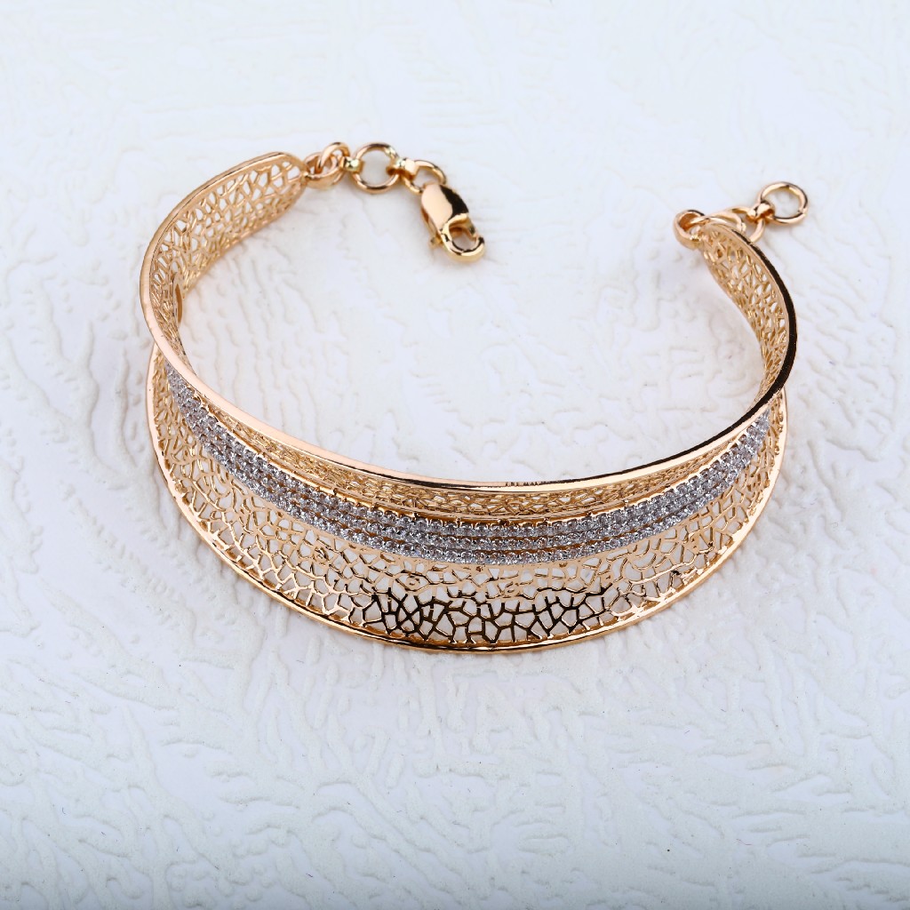 Rose Gold 18K Designer Ladies Bracelet-RLKB29