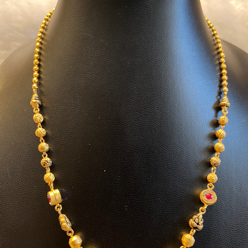 Antique Mala with tops