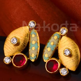 916 Gold Ladies Exclusive Hallmark Antique Earring LAE12