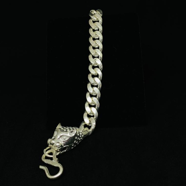 silver men's heavy bracelet