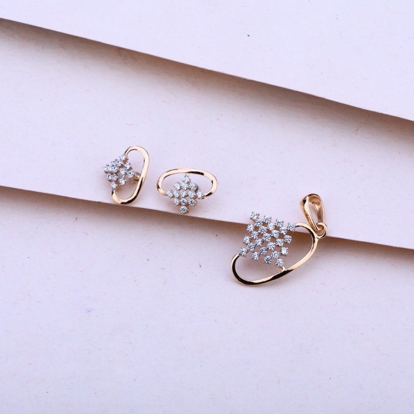 Pendent set rosegold
