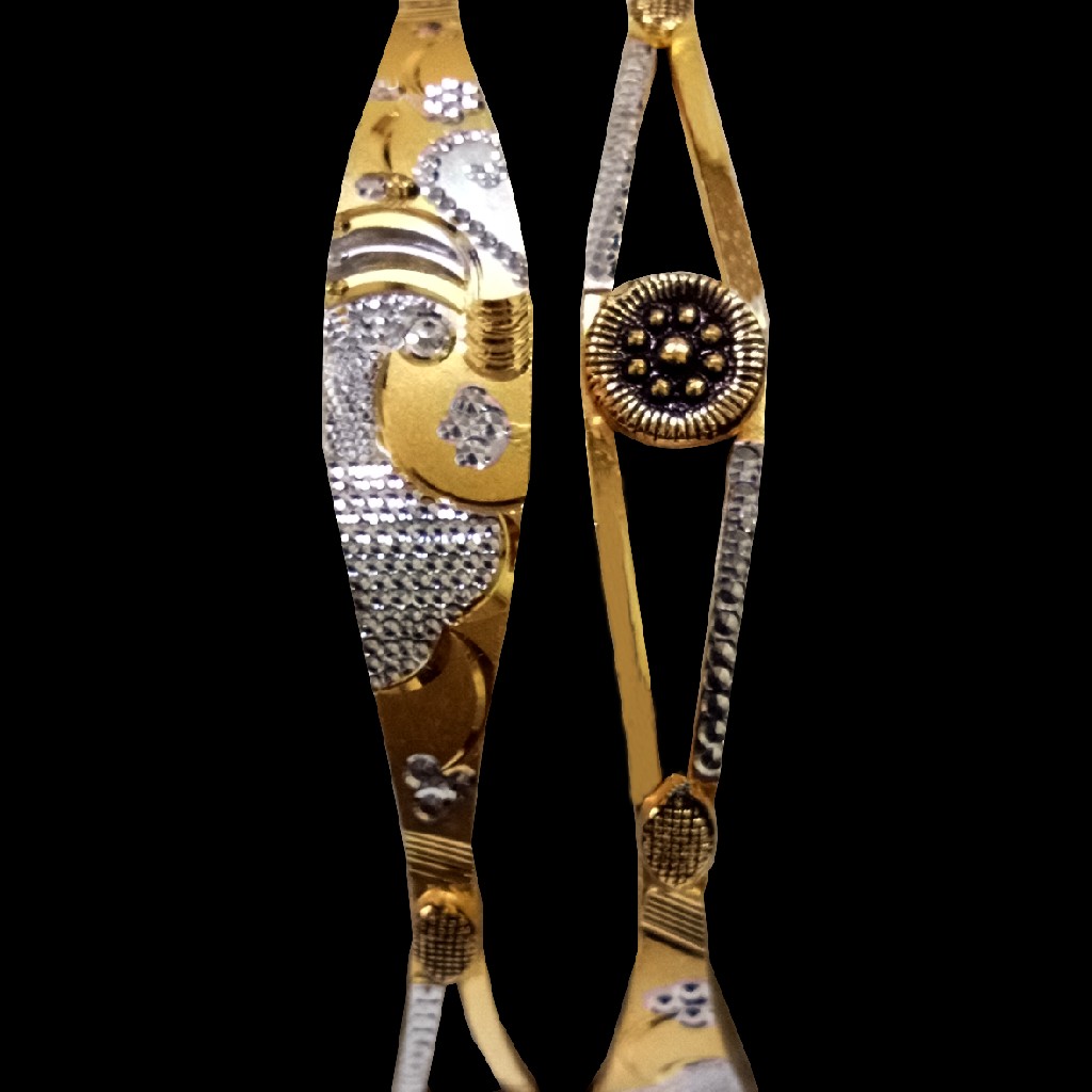 916 Gold cz Bangle SG-36