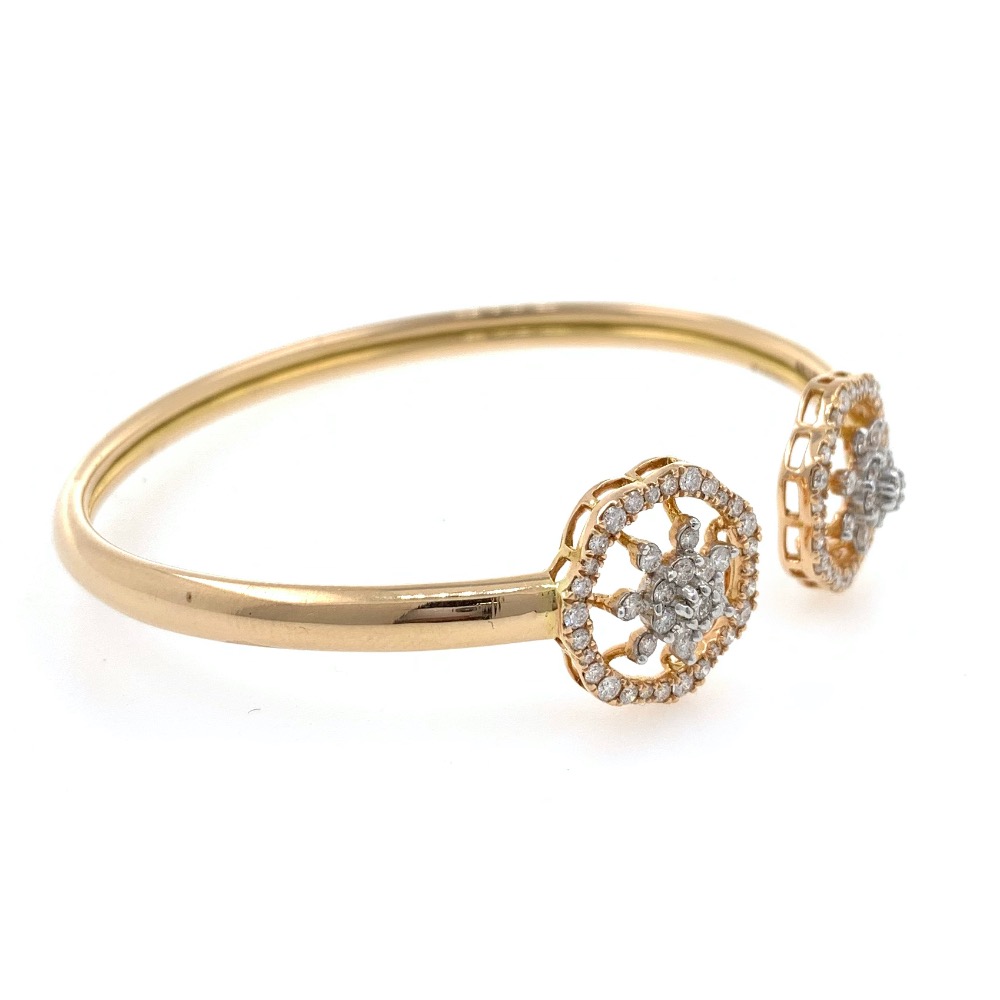 18kt / 750 rose gold flexible diamond bracelet 7brc27
