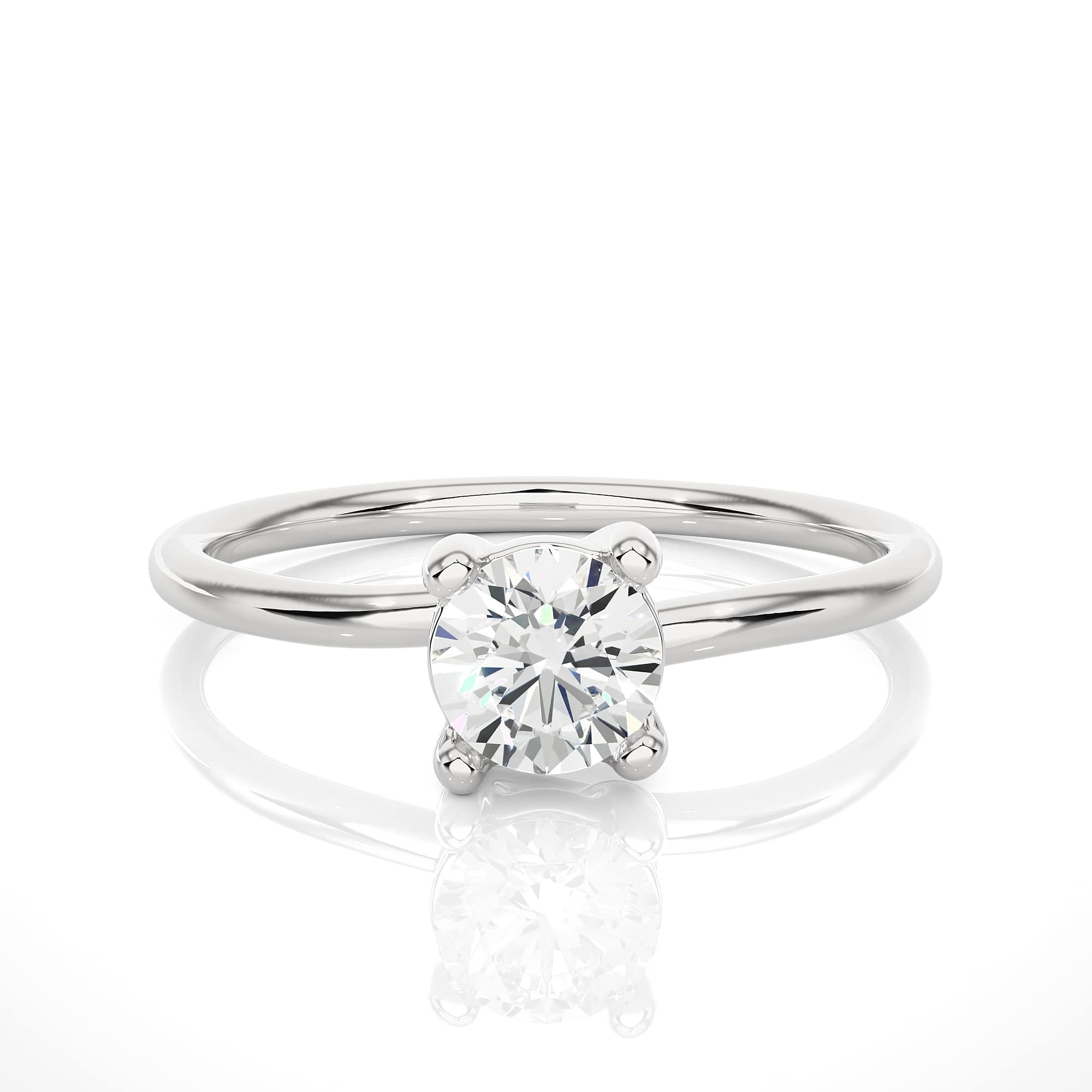 Solitaire Fancy Ring WG