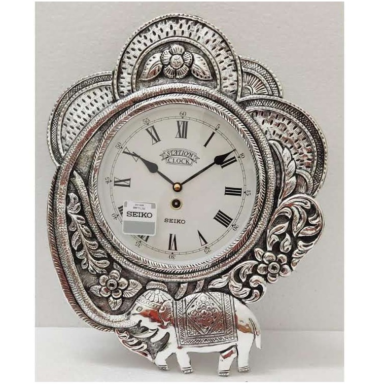 Buy quality Designer and Pure Silver Wall Clock (Nakashii Work) in New Delhi
