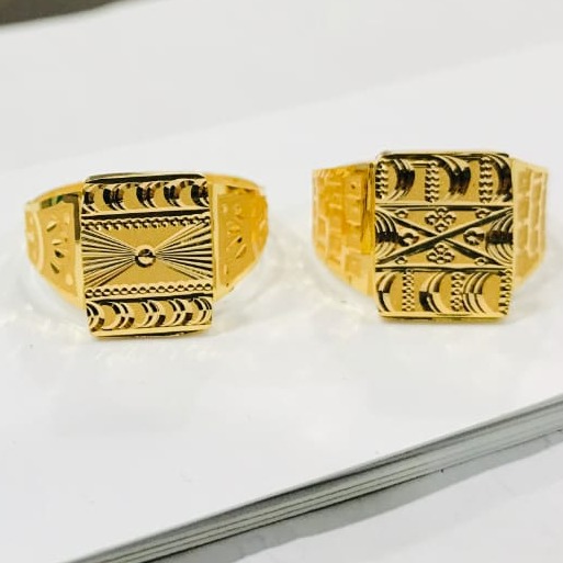 Gold Design Men's Fashion Ring RG-061 – Rudraksh Art Jewellery