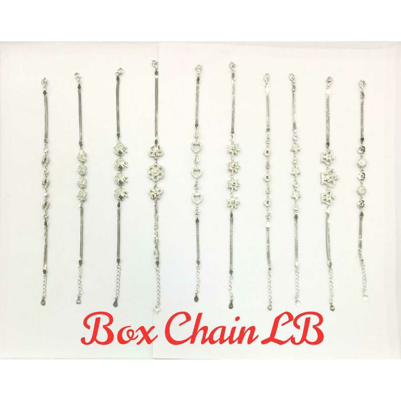 adjustable sterling silver box chain