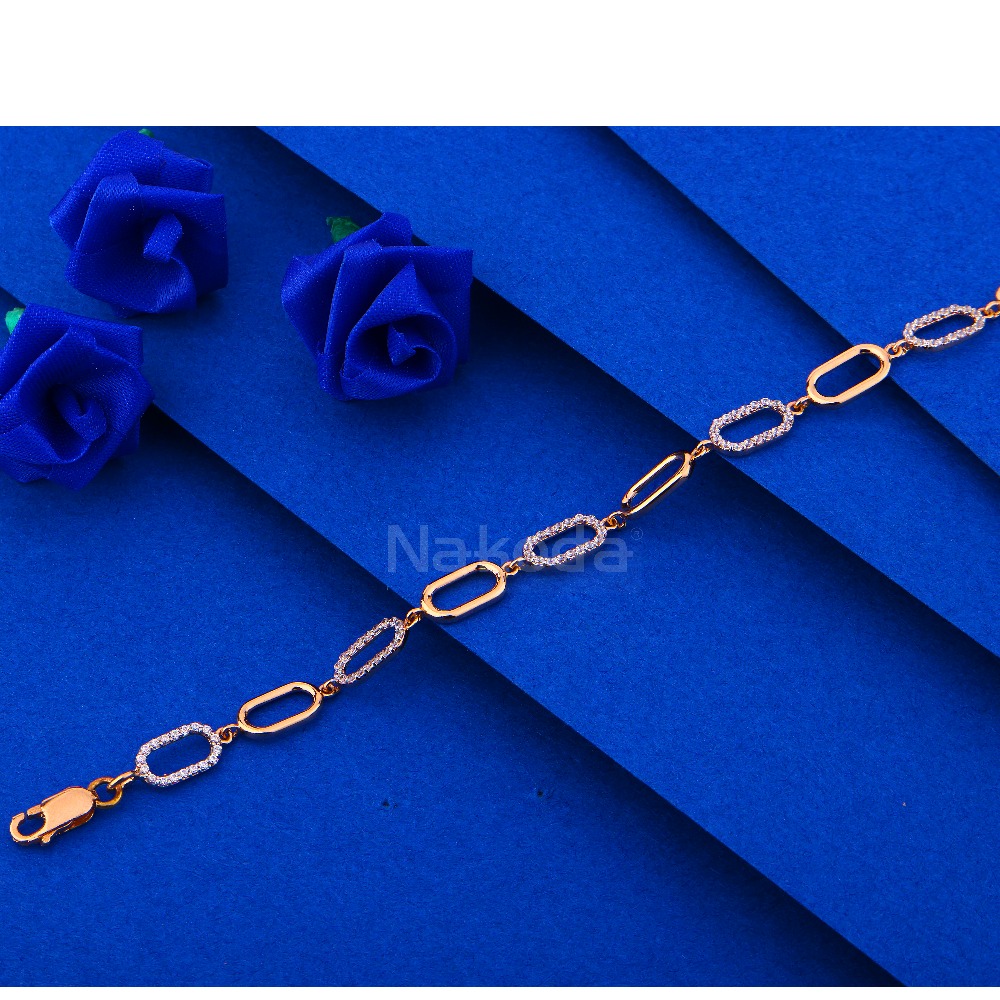 18kt rose gold exclusive ladies bracelet rlb100