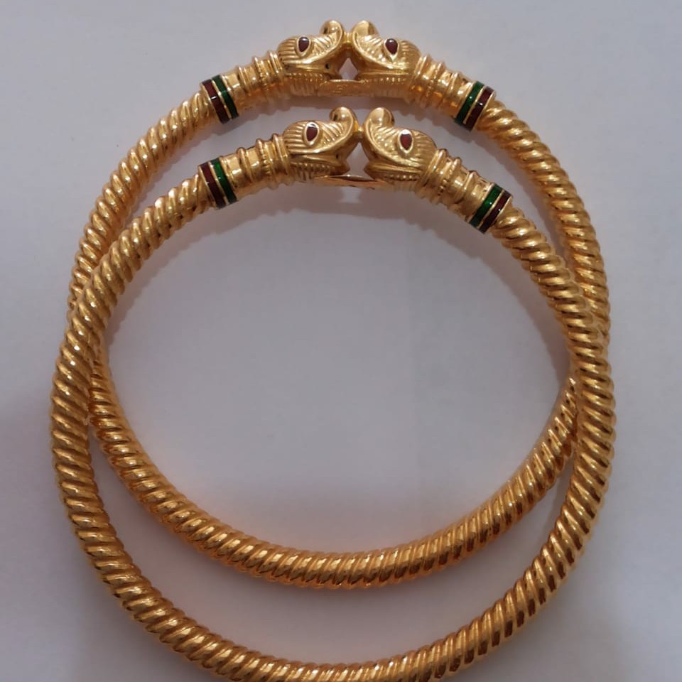 916 Bangle with antique touch SG-105