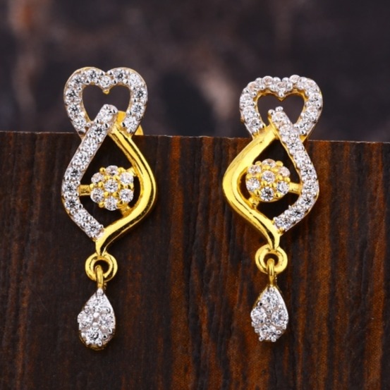 22 carat gold ladies earrings RH-LE984