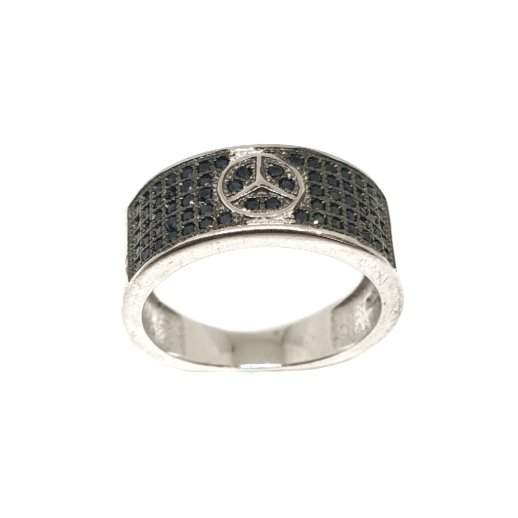 925 Sterling Silver Mercedes Benz Ring MGA - GRS2108
