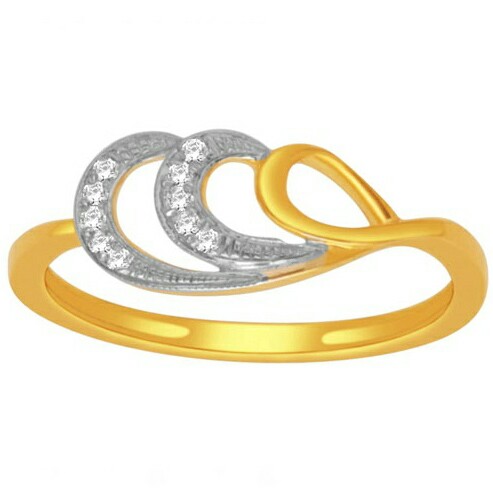 18k gold real diamond ring mga - rdr0020