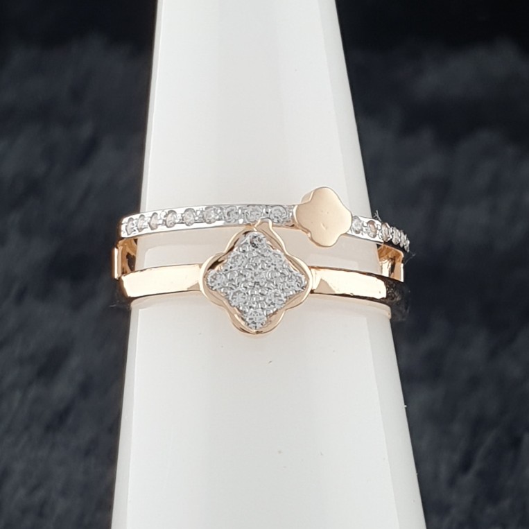 rose gold ladies ring