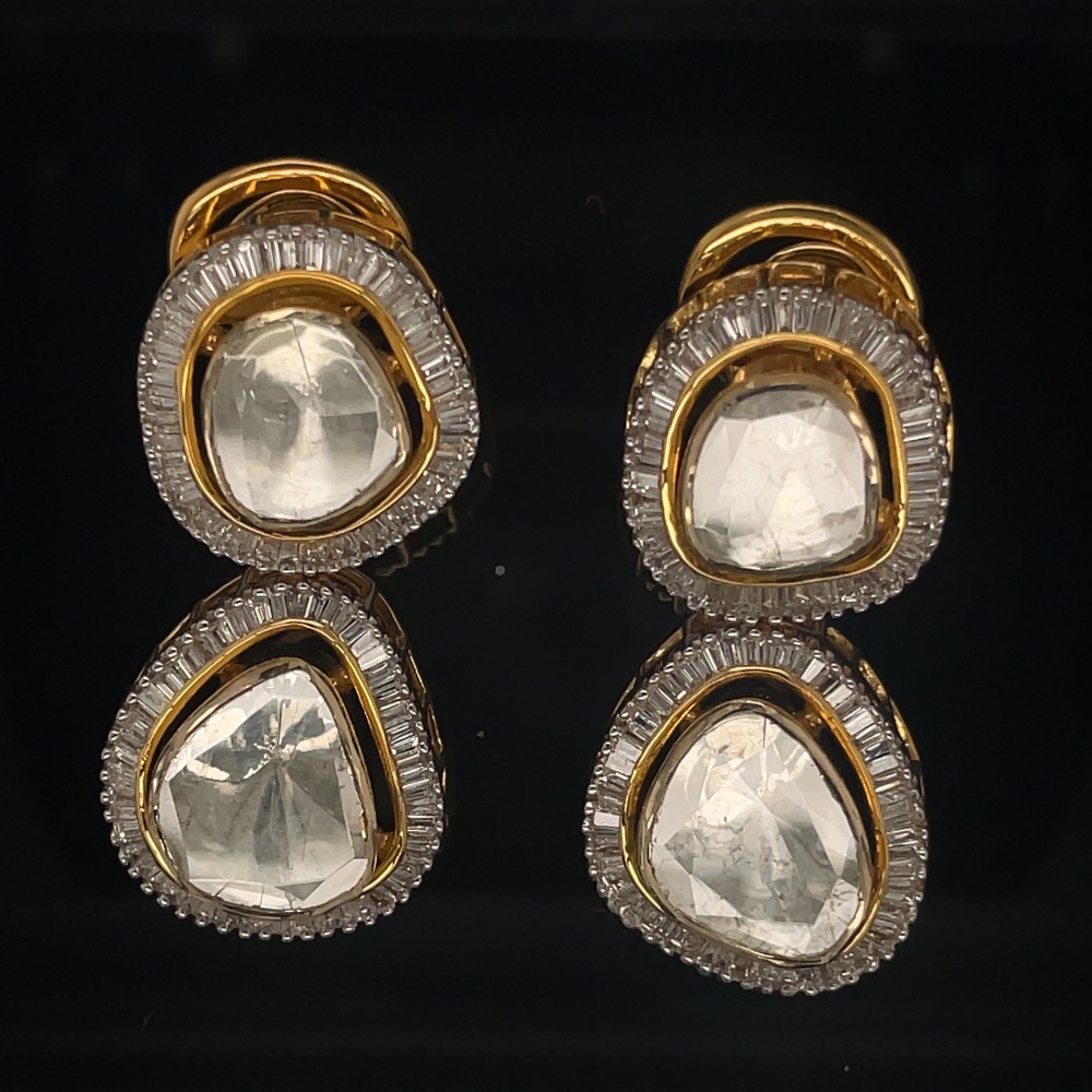 Buy quality Uncut diamond earrings in Mumbai