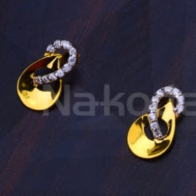 22KT Gold CZ Classic Ladies Fancy Pendant Set FPS538