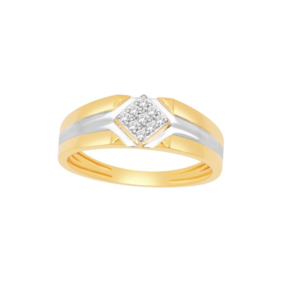 18k gold real diamond ring mga - rdr0036