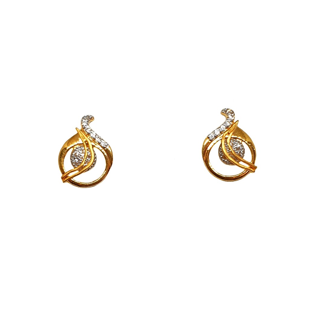 Buy LIFE Gold Designer Earrings With Cz Stone Danglers For Women  Shoppers  Stop