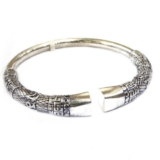 925 sterling silver gents Kada bracelet MGA - BRS0410
