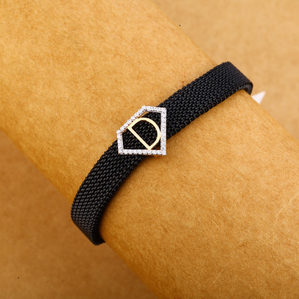 750 Rose Gold Hallmark Leather Bracelet MLB270