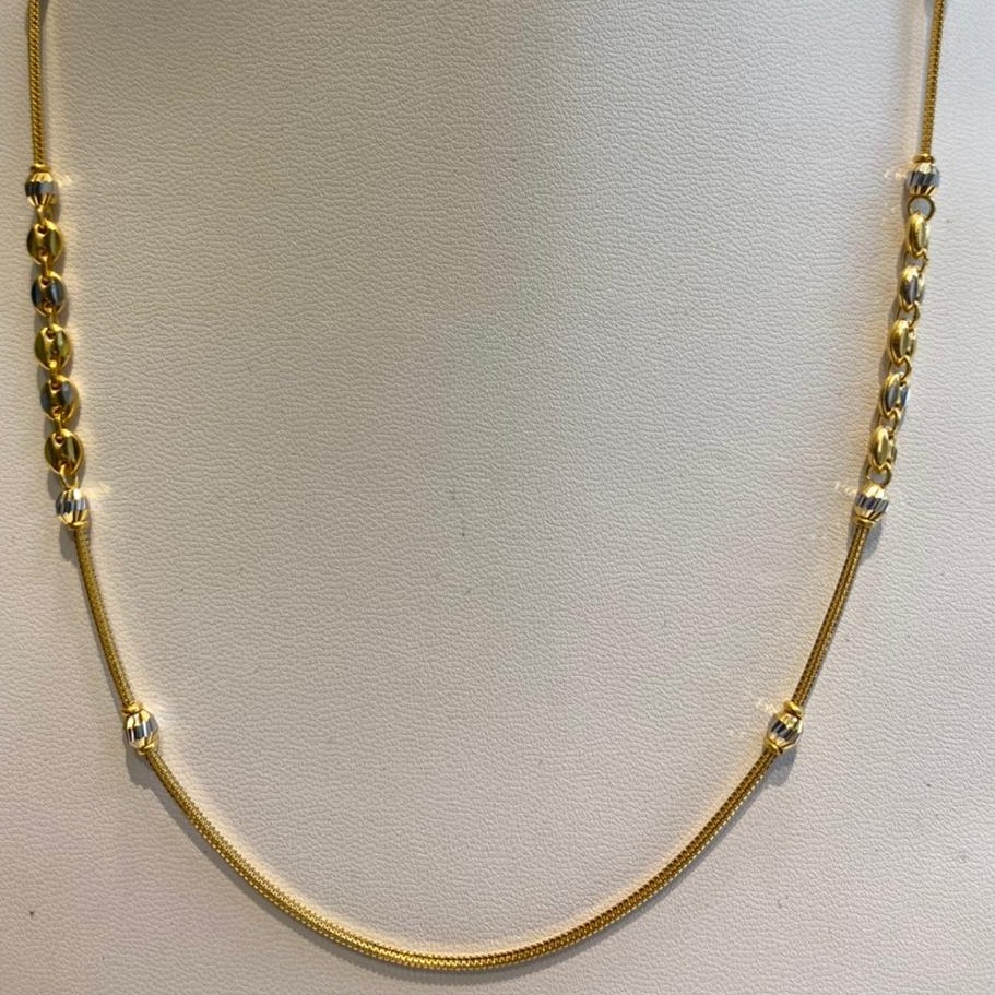 22KT Gold Cocktail Chain