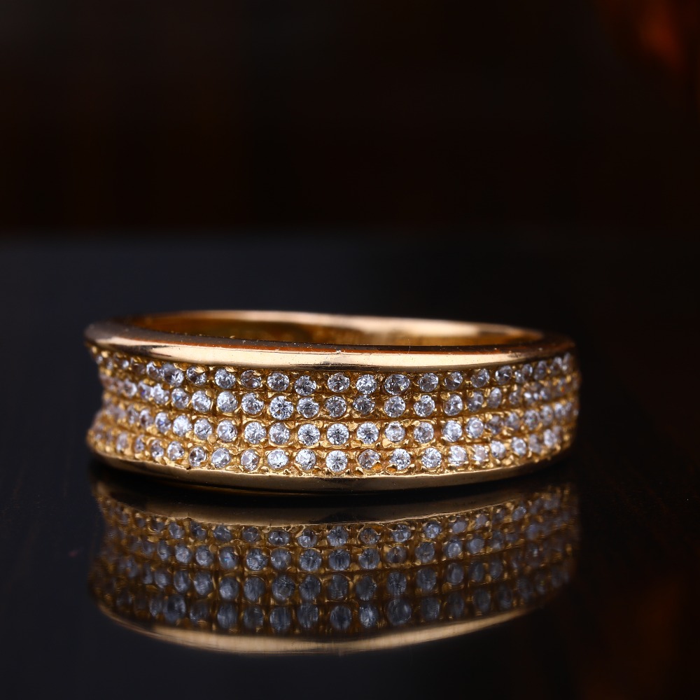 18KT Rose Hallmark Gold Office Wear Ring