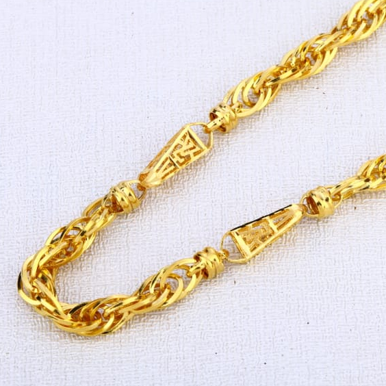 916 Gold Hallmark Delicate Mens Choco Chain MCH652