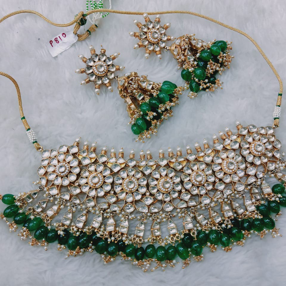 Bridal necklace set#bdns060