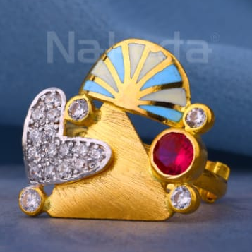 22KT Gold Ladies Designer Antique Ring LAR378