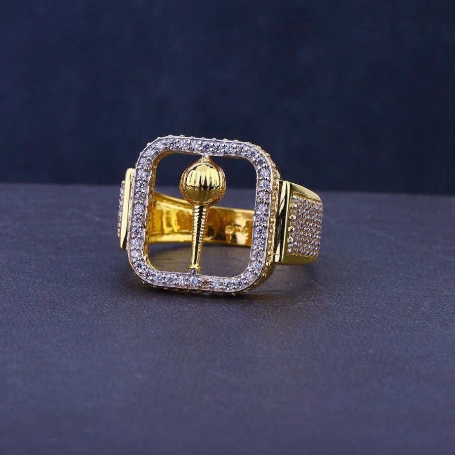 22K Gold Gada Design Ring For Men