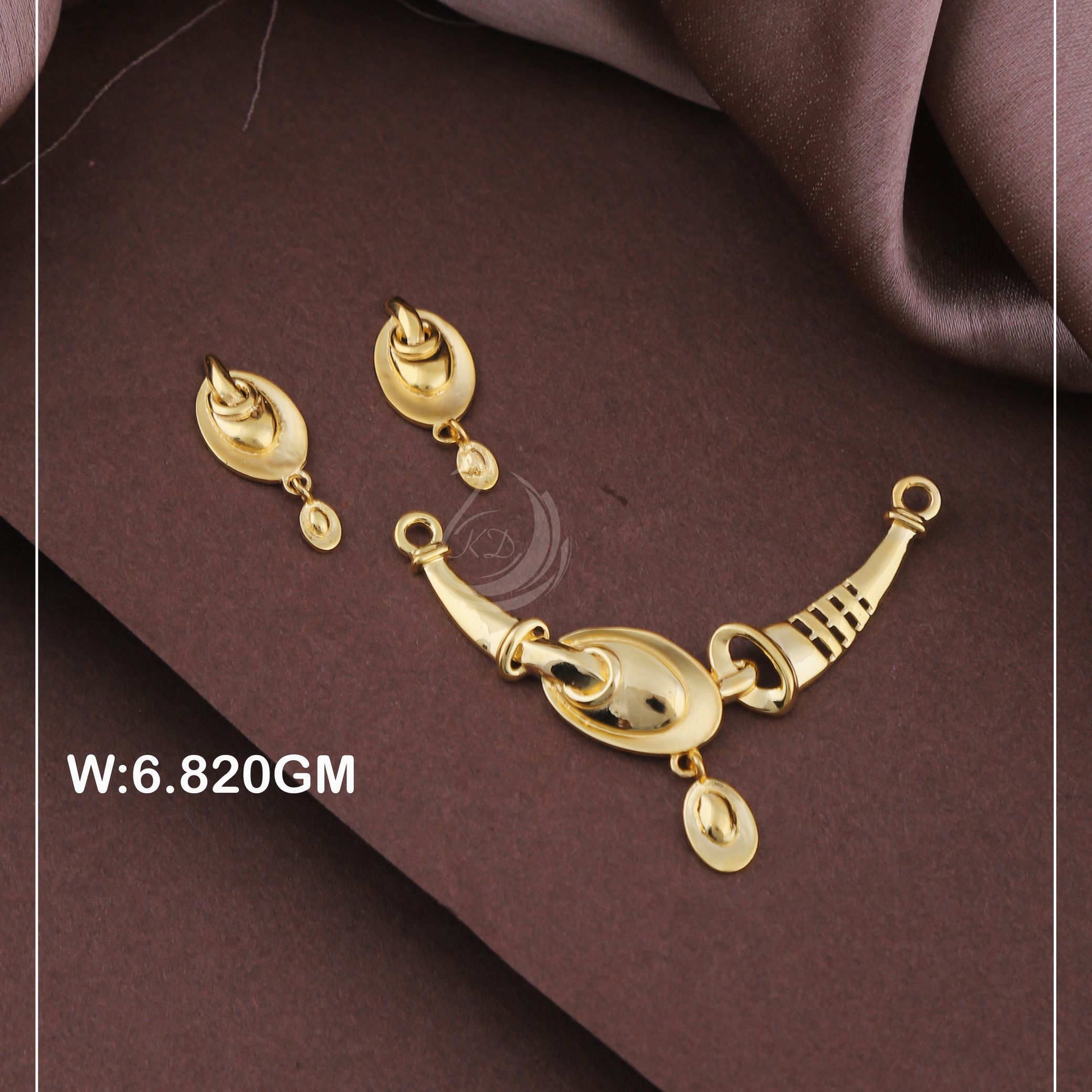 916 Gold Handmade Pendant Set PS5