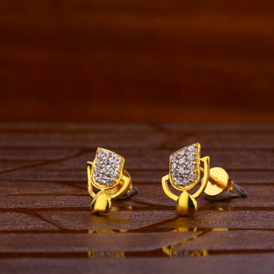 22 carat gold ladies earrings RH-LE884