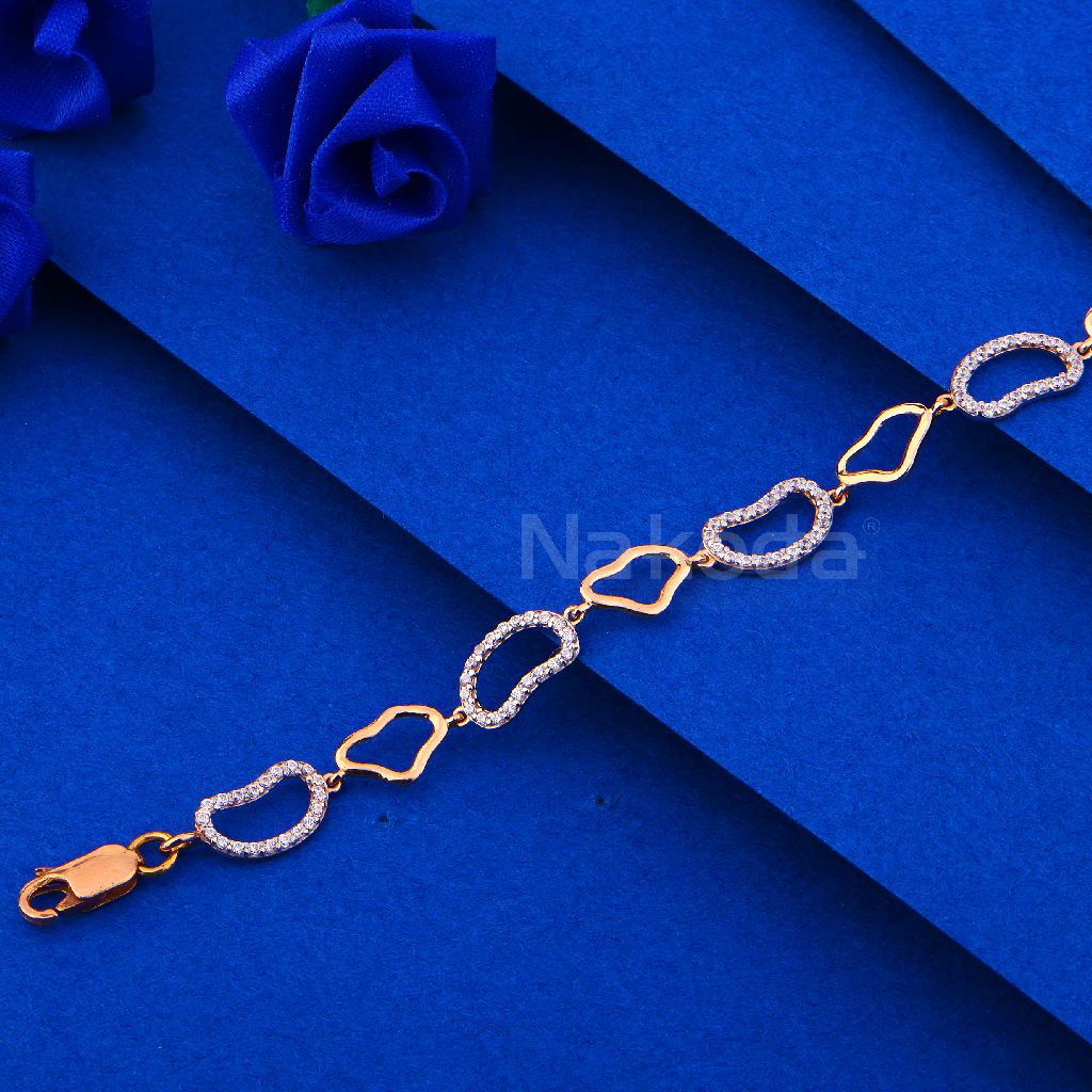 750 Rose Gold Exclusive Ladies Bracelet RLB106