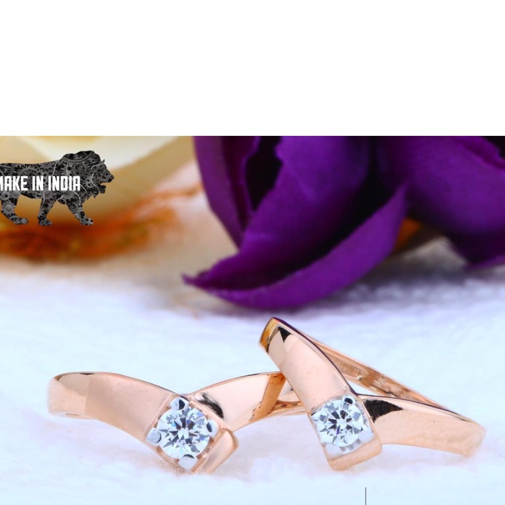18kt Rose Gold Couple Ring RH-cPR 003