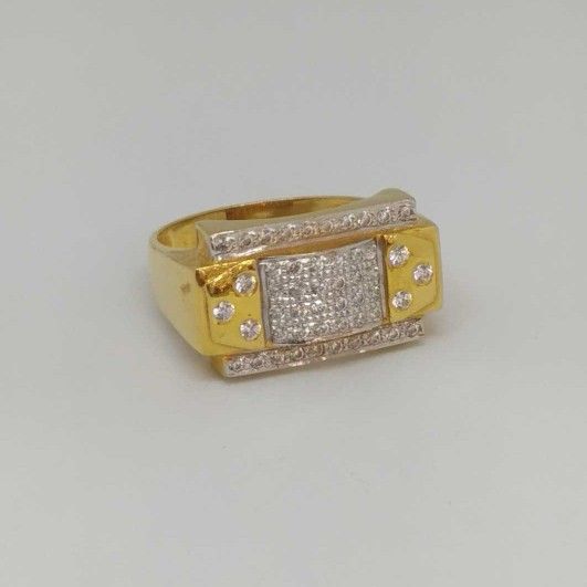 22 Kt Gold Gents Branded Ring