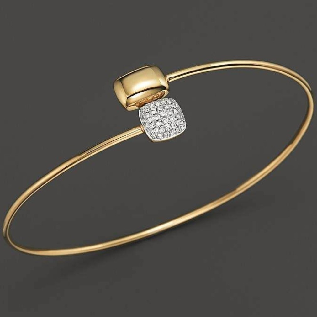 1 Gram Gold  Leaf Kohli Delicate Design Gold Plated Bracelet For Men   Style B700