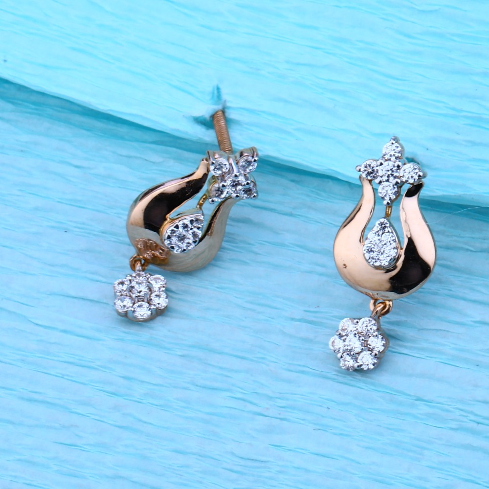 18KT Rose Gold Ladies Hallmark Exclusive Pendant Set  RMPN50