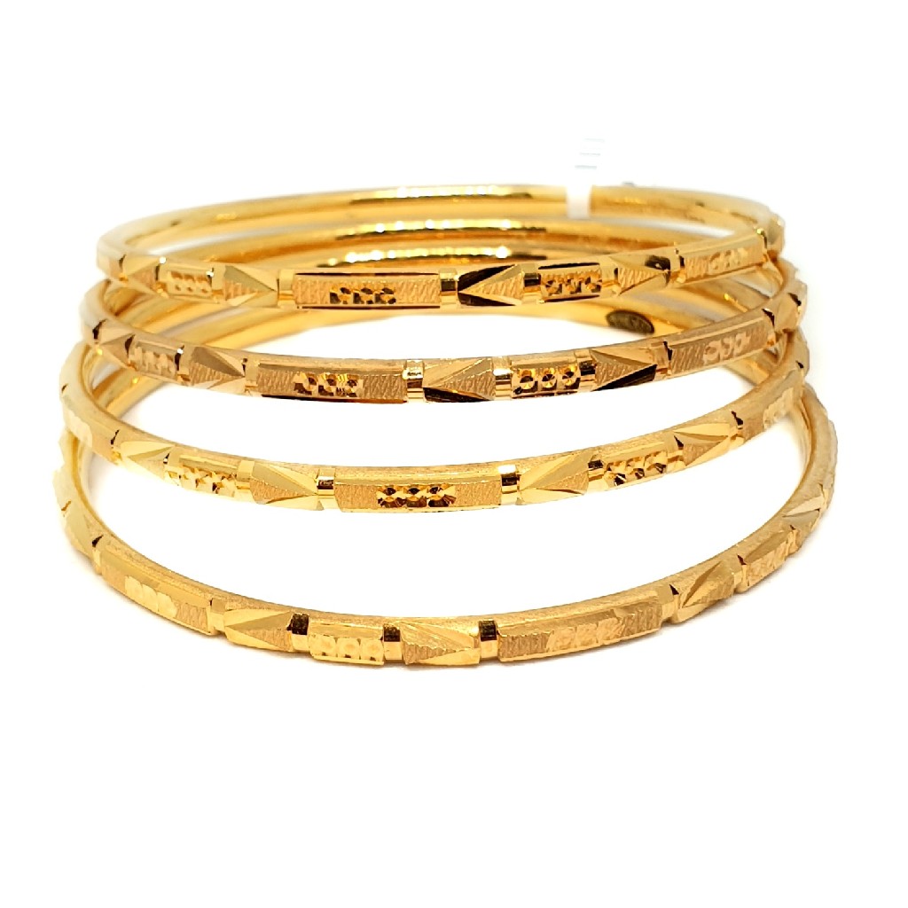 Gold forming store bangles